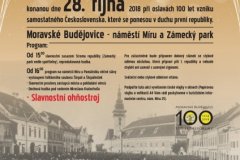Oslavy 100 let založení ČSR na náměstí 28.10.2018