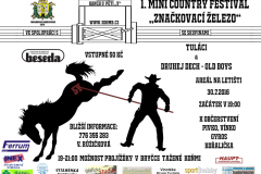1. minicountry festiválek " ZNAČKOVACÍ ŽELEZO" 30.7.2016