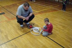 Floriánci v tělocvičně 12.1.2015