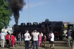 Plnění parní lokomotivy 20.8.2011