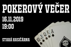 Pokrový večer 16.11.2019