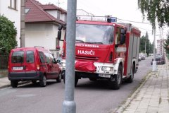 Taktické cvičení požár Domu sv. Antonína v Moravských Budějovicích 24.9.2013
