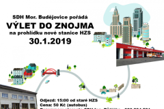 Výlet na novou stanici HZS ve Znojmě 30.1.2019